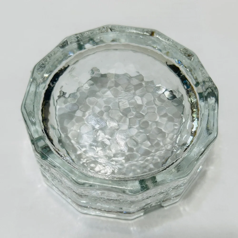 Vintage Blenko ashtray, Dodgecagon 12 sided, textured. Very collectible! Mint! - Picture 3 of 4